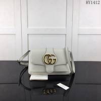 GUCCI古馳 新款 專櫃品質 原單 550129 白色 單肩斜挎包HY1412