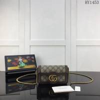 GUCCI古馳 新款 專櫃品質 頂級原單 476433 啡膠啡皮 斜跨鏈條小包HY1453