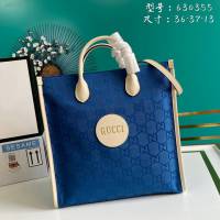 Gucci古馳包包 G家新款男包 款號:630355 古奇新款男士手提袋 Gucci藍色手袋  gdj1252