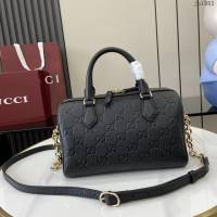 Gucci專櫃古馳最新款Emblem系列小號手提包 jh1983型號：815255