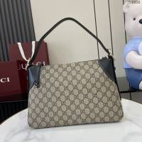 Gucci專櫃古馳最新款購物袋GG圖案條紋織大號肩背包 jh1986型號：815216