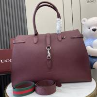 Gucci專櫃古馳最新款男士大號手提托特包 jh2002型號：796761