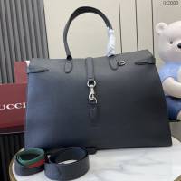 Gucci專櫃古馳最新款男士大號手提托特包 jh2003型號：796761