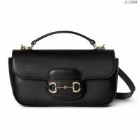 Gucci專櫃古馳最新款Horsebit 1955系列小號手提包 jh2009型號：815206