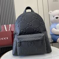 Gucci專櫃古馳最新款2025早春系列粒面雙肩背包 jh2011型號：819065