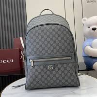 Gucci專櫃古馳最新款2025早春系列雙G圖案男士雙肩背包 jh2070型號：821938