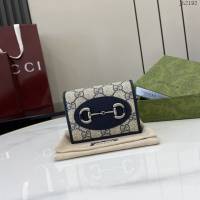 Gucci專櫃古馳最新款Horsebit 1955系列卡包零錢包卡夾 jh2192型號：621887