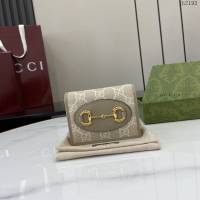 Gucci專櫃古馳最新款Horsebit 1955系列卡包零錢包卡夾 jh2193型號：621887