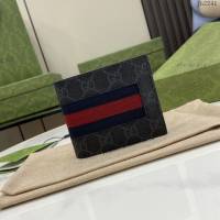 Gucci專櫃古馳最新款飾GG細節錢包男士短夾 jh2241型號：408827