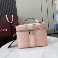 Gucci專櫃古馳最新款Ophidia系列GG中號旅行包化妝包 jh2255型號：811489