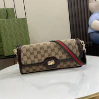 Gucci專櫃古馳最新款Luce系列小號肩背包 jh2261型號：786027