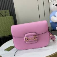 Gucci專櫃古馳最新款Horsebit 1955系列肩背包 jh2276型號：602204