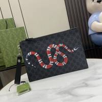 Gucci專櫃古馳最新款Ophidia系列手包男士手拿包 jh2284型號：473904