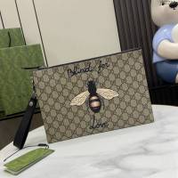 Gucci專櫃古馳最新款Ophidia系列手包男士手拿包 jh2286型號：473904