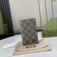 Gucci專櫃古馳最新款飾GG細節長款卡片夾卡包 jh2302型號：768249