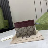 Gucci專櫃古馳最新款飾GG細節卡片夾卡包 jh2303型號：795230