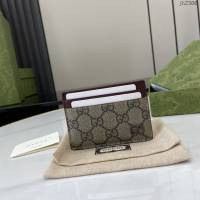 Gucci專櫃古馳最新款飾GG細節卡片夾卡包 jh2306型號：768248