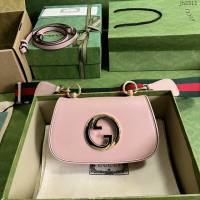 Gucci專櫃古馳最新款Blondie互扣單肩斜挎鏈條女包 jh2311型號：698643