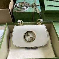 Gucci專櫃古馳最新款Blondie互扣單肩斜挎鏈條女包 jh2313型號：724645