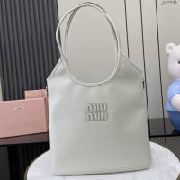 miumiu專櫃繆繆最新款女士IVY牛皮托特單肩包 jh2331型號：500231