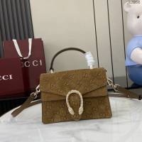 Gucci專櫃古馳經典Dionysus系列迷你手提包女士肩背包 jh2356型號：813400