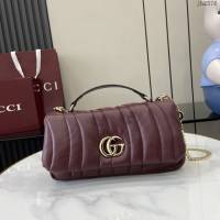 Gucci專櫃古馳最新款Milano系列小號手提包鏈條女包 jh2376型號：806016