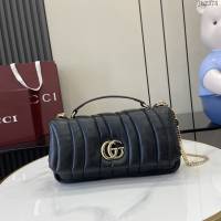 Gucci專櫃古馳最新款Milano系列小號手提包鏈條女包 jh2378型號：806016