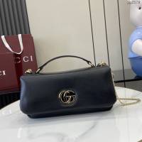 Gucci專櫃古馳最新款Milano系列小號手提包鏈條女包 jh2379型號：806016