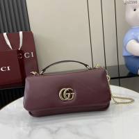 Gucci專櫃古馳最新款Milano系列小號手提包鏈條女包 jh2380型號：806016