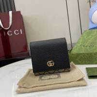 Gucci專櫃古馳最新款Ophidia系列短款女士錢包錢夾 jh2474型號：598587