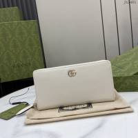 Gucci專櫃古馳最新款Marmont系列錢夾男女款拉鏈長夾錢包 jh2481型號：790057