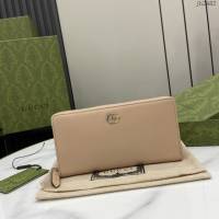 Gucci專櫃古馳最新款Marmont系列錢夾男女款拉鏈長夾錢包 jh2482型號：790057