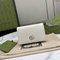 Gucci專櫃古馳最新款Marmont系列卡片夾短夾錢包卡包 jh2484型號：790067