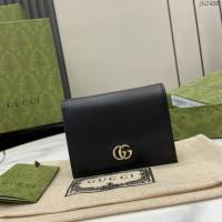 Gucci專櫃古馳最新款Marmont系列卡包零錢包卡夾 jh2486型號：790055