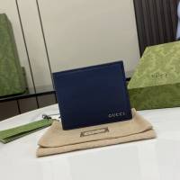 Gucci專櫃古馳最新款Gucci標識雙折錢包男士短夾錢包 jh2488型號：771148