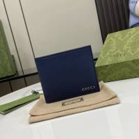 Gucci專櫃古馳最新款Gucci標識雙折錢包男士短夾錢包 jh2489型號：771153