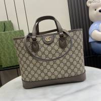 Gucci專櫃古馳最新款Ophidia系列GG迷你托特包手提包 jh2512型號：765043