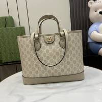 Gucci專櫃古馳最新款Ophidia系列GG迷你托特包手提包 jh2514型號：765043