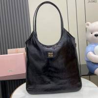 MIU MIU專櫃繆繆最新款Naplak油蠟漆皮革托特包 jh2902型號：5BG231