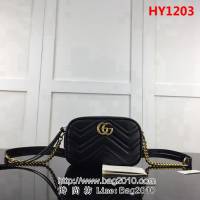 GUCCI古馳頂級原單 新款專櫃品質 實物實拍 448065克色單肩斜跨包 HY1203