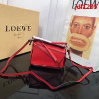 LOEWE羅意威 聖誕明星款 進口小牛皮 mini puzzle手提肩背包 86手提肩背斜挎包68  jdl1205