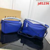 LOEWE羅意威 拼色熱銷款 puzzle bag 可折疊 牛皮手提肩背包 大小號 L0153  jdl1236