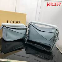 LOEWE羅意威 拼色熱銷款 puzzle bag 可折疊 牛皮手提肩背包 大小號 L0153  jdl1237