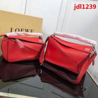 LOEWE羅意威 拼色熱銷款 puzzle bag 可折疊 牛皮手提肩背包 大小號 L0153  jdl1239