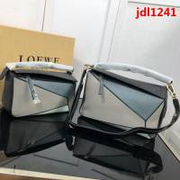 LOEWE羅意威 拼色熱銷款 puzzle bag 可折疊 牛皮手提肩背包 大小號 L0153  jdl1241