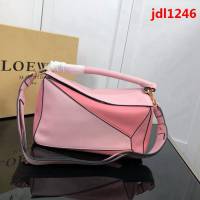 LOEWE羅意威 拼色熱銷款 puzzle bag 可折疊 牛皮手提肩背包 大小號 L0153  jdl1246