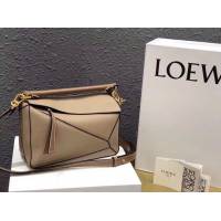 LOEWE經典爆款包包 羅意威Puzzle小號拼接手提斜挎包 10172  tcl1017