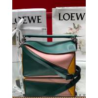 LOEWE經典爆款包包 羅意威Puzzle小號拼接手提斜挎包 10172  tcl1023