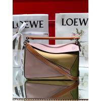 LOEWE經典爆款包包 羅意威Puzzle小號拼接手提斜挎包 10172  tcl1024