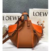 LOEWE包包 羅意威小號Hammock刺繡吊船包 羅意威手提肩背包  tcl1090